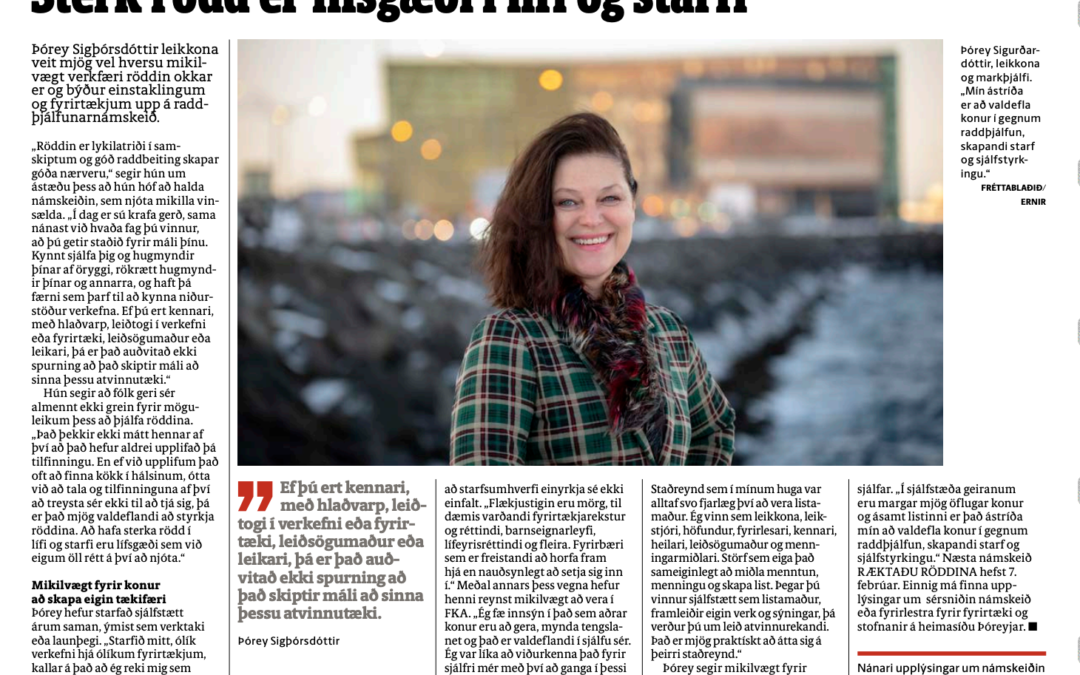 Viðtal í kynningarblaði FKA í Fréttablaðinu